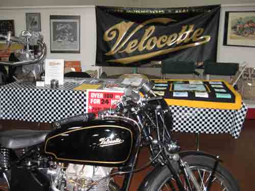 Velocette booth at the Clubman's show